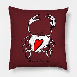 Born a Cancer by Pollux Pillow