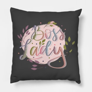 Boss Lady Small Business Owner Pillow