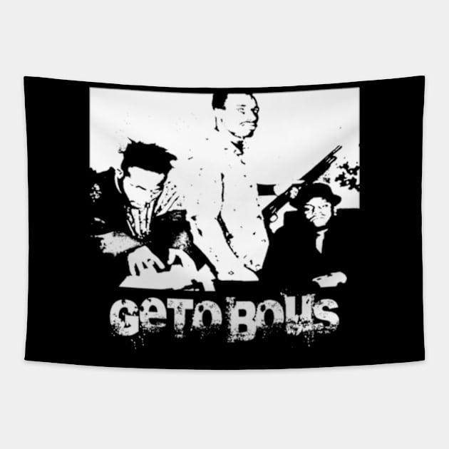 Black white geto boys Tapestry by Mordelart