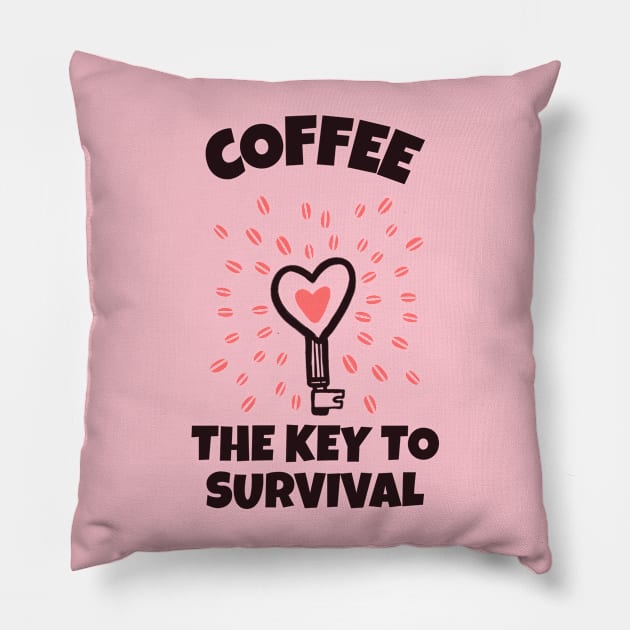 Coffee Lover Pillow by Tip Top Tee's