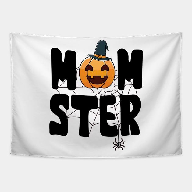 "Mom"-Ster with Witch Hat Tapestry by CanossaGraphics