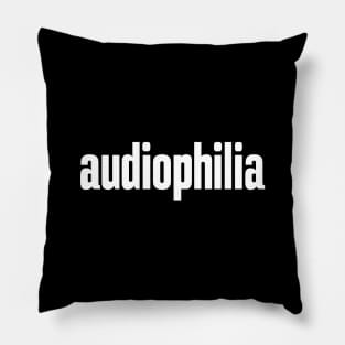 Audiophilia Audiophile High Fidelity Sound Reproduction Pillow