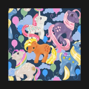 My little pony retro pattern. T-Shirt