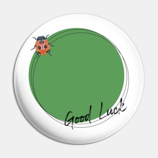 Good luck -Ladybug Pin