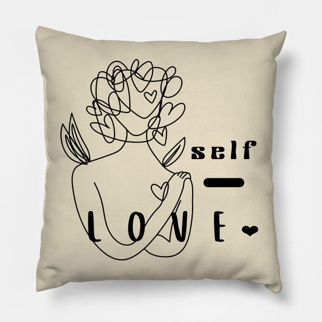 Self Love Pillow by babybluee