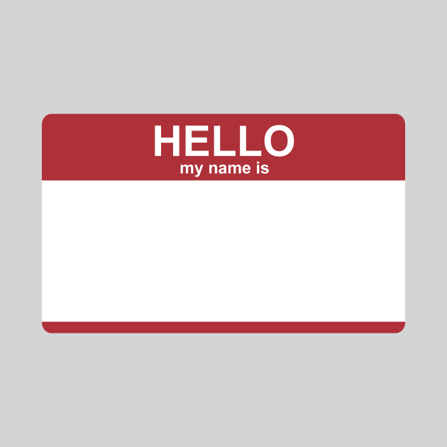 Hello my name is by PaletteDesigns