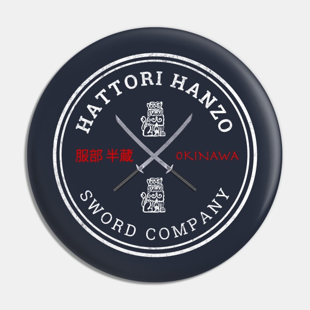 Hattori Hanzo Sword Company Pin by BodinStreet