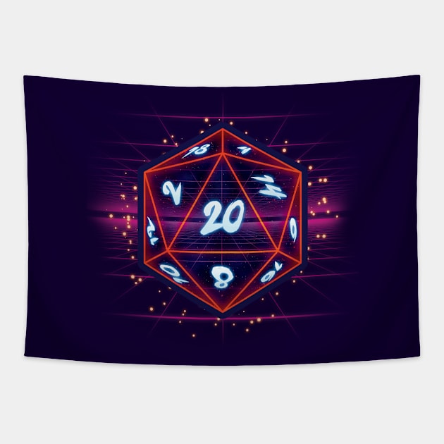 D20 - 1984 Tapestry by patrickkingart