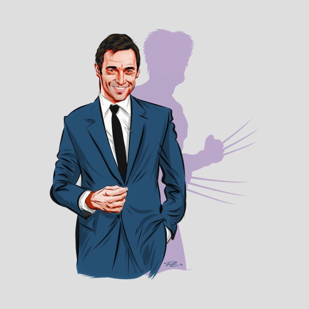 Hugh Jackman - An illustration by Paul Cemmick by PLAYDIGITAL2020