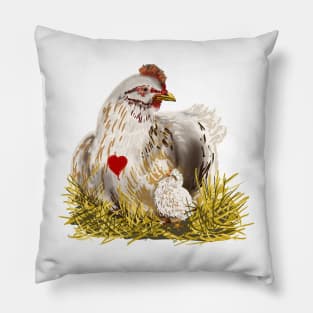 I love Chickens! Pillow