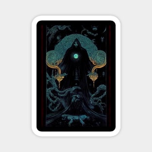 Eldritch Priest Tarot Magnet