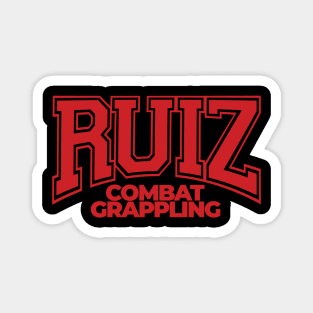 Ruiz Combat Grappling (Red Text) Magnet