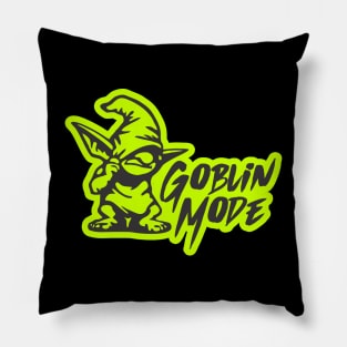 Goblin Mode Neon Pillow