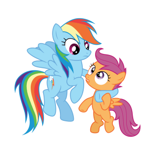 Rainbow Dash and Scootaloo 1 T-Shirt