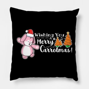 Wishing You A Merry Carrotmas Pillow