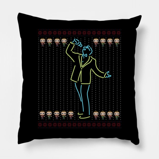 The Young Professor Ugly Christmas Sweater Pillow by The Young Professor