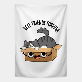 Best Friends Forever Funny BFF Pun Tapestry