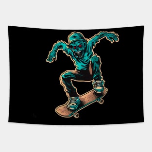 Skater Zombie Tapestry