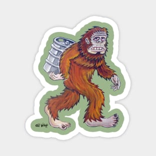 Bigfoot Kegger Magnet