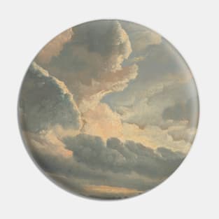 Study of Clouds with a Sunset Near Rome by Simon Denis Pin