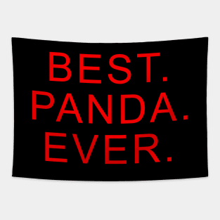 best panda ever Red Tapestry