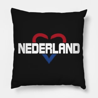 i love Nedherlands / ik hou van Nederland themed graphic design Pillow