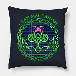 Maccainsh Scottish Tartan Celtic Thistle Pillow