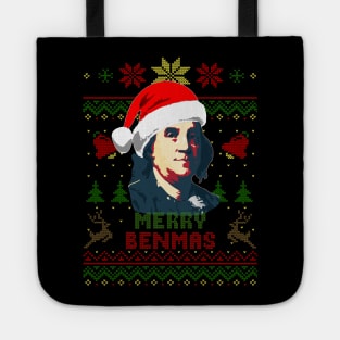 Benjamin Franklin Merry Benmas Tote