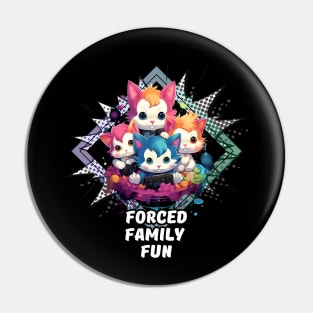 Forced Family Fun - Gamer Cat Pin