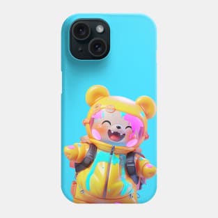 AKBLM - HAPPY KUMA LOVES PAINTBALL ペイントボール | HAPPY KAWAII 3D ANIME KUMA MASCOT Phone Case