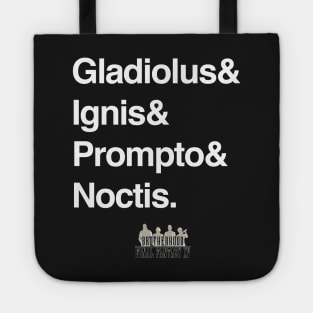 Final Fantasy XV Helvetica2 Tote