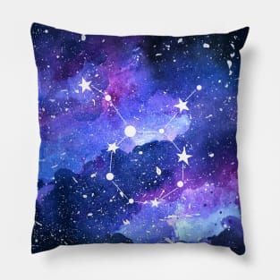 Galaxy Taurus Star Sign Pillow