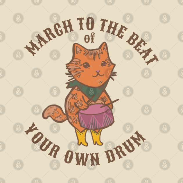 Drum Cat by sketchboy01