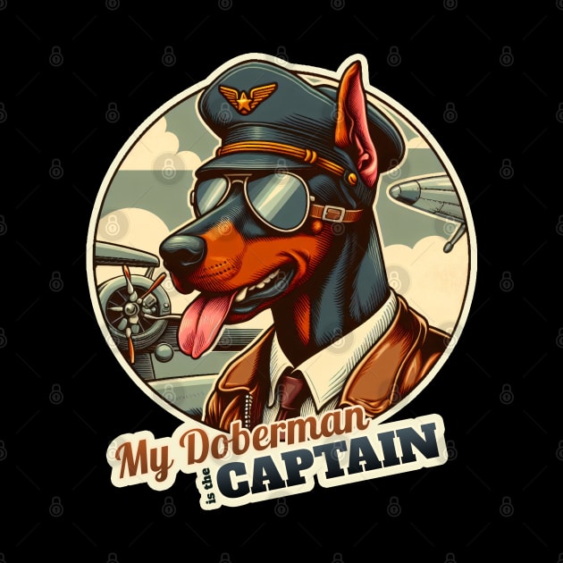 Pilot Doberman by k9-tee