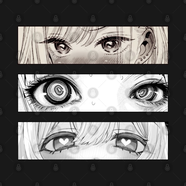 Lewd Manga Monochrome Eyes Bundle by cocorf