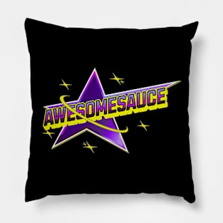 Awesomesauce Star Banner Pillow