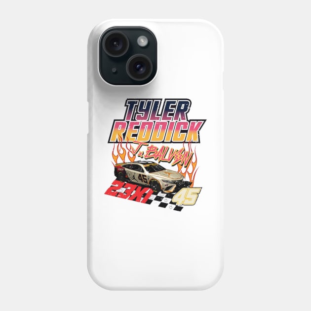 Tyler Reddick & J Balvin 23XI Racing Phone Case by art.Hamdan