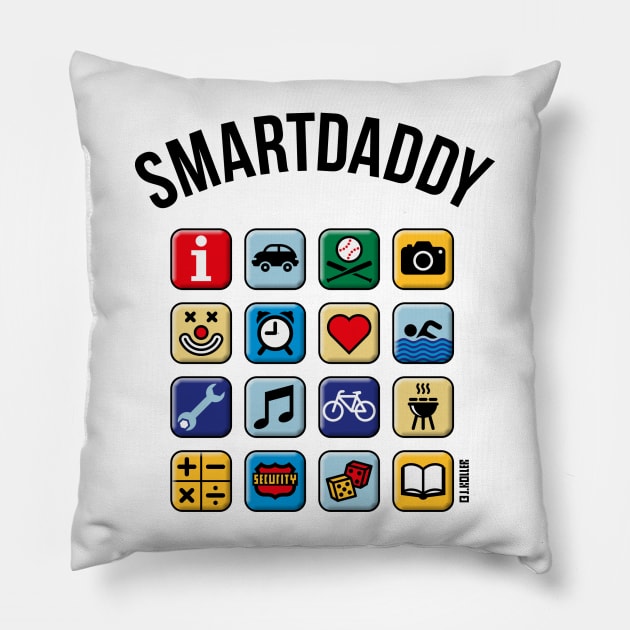 Smartdaddy (US / POS) Pillow by MrFaulbaum