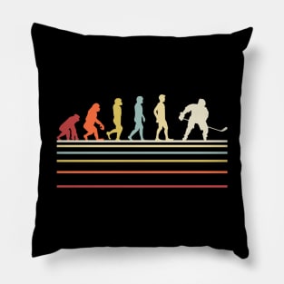 ice hockey evolution hockey for player Pillow