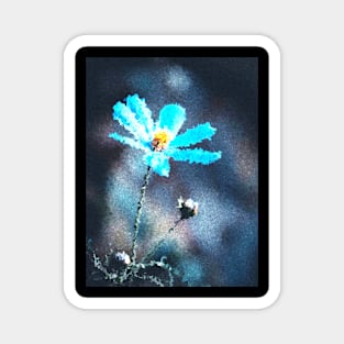 BLUE FLOWER Magnet