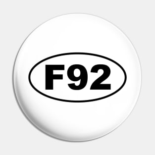 F92 Chassis Code Marathon Style Pin