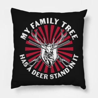 Big Racks Matter - Live Free And Hunt Hard - Funny Deer Buck Hunting Pillow