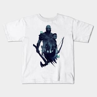 God of War Ragnarok Kratos Atreus World Serpent Thor Odin Memir  Kids  T-Shirt for Sale by farzisback