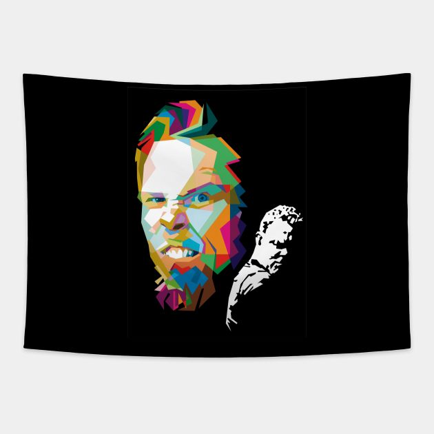 james hetfield Tapestry by pucil03