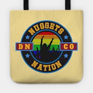 Nuggets Nation Denver Colorado Basketball Tote