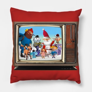 Rudolph Gang on a Vintage TV Pillow