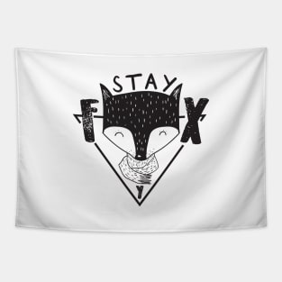 Stay Foxy Tapestry