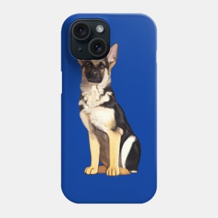 German Shepherd in Portrait Phone Case