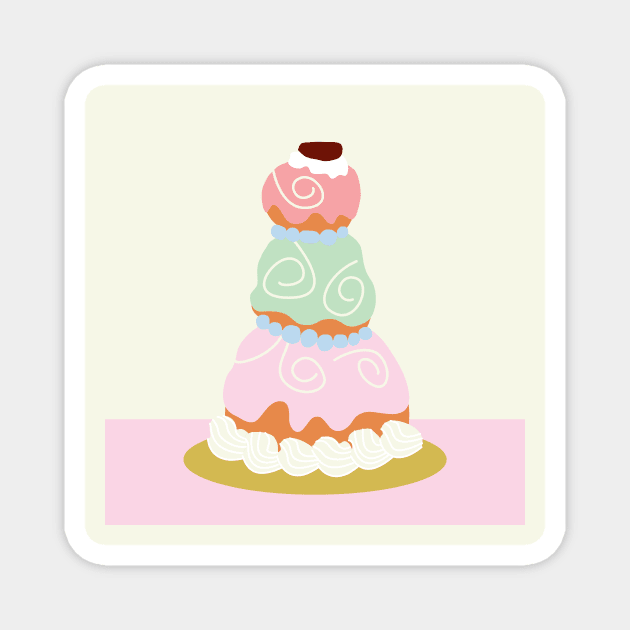 Courtesan au Chocalat Magnet by Gothenburg Print