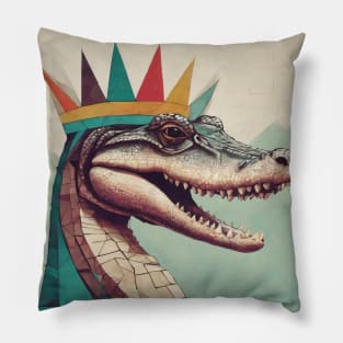 king of the dinosaursT-Shirt Pillow